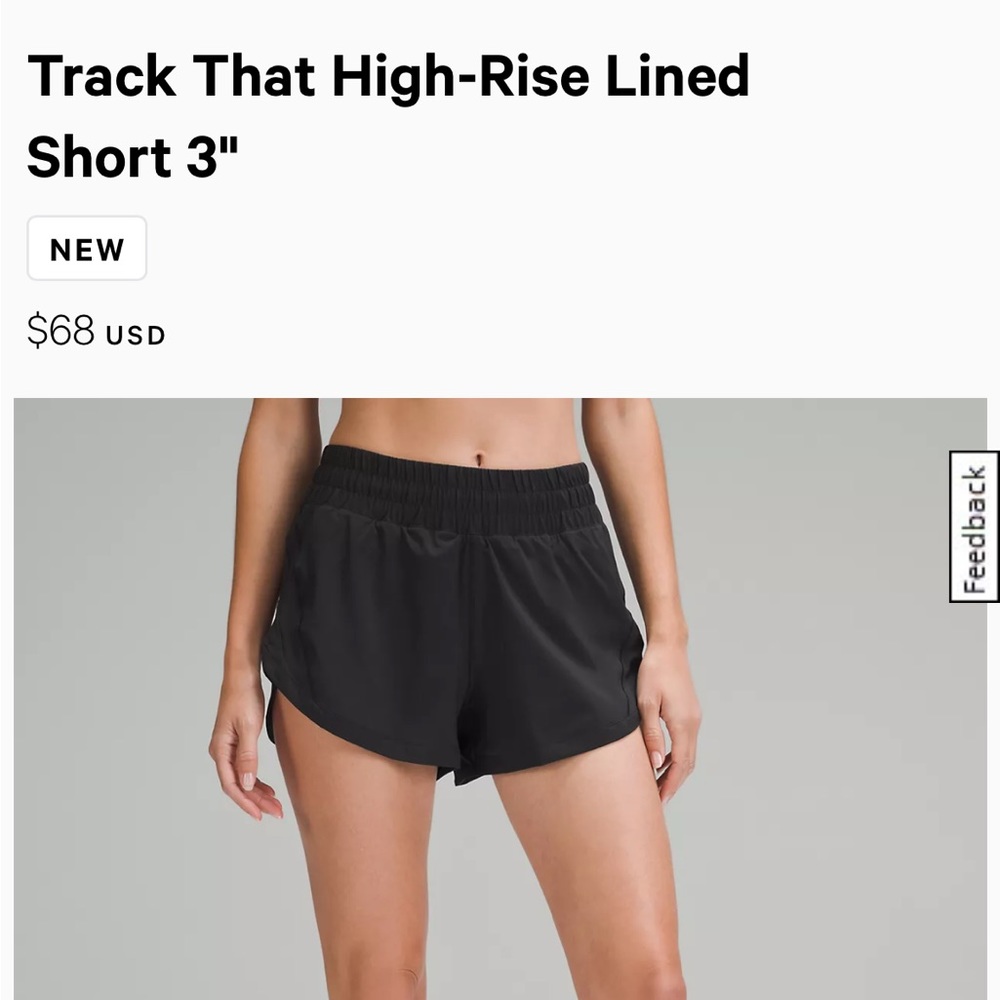 Lululemon Purple High Rise Shorts